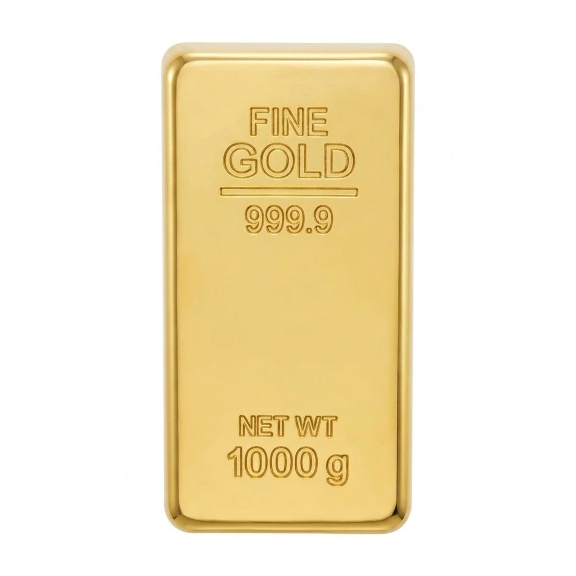 Shayona Gift Shop-SHAYONA Gold Bar Shape Metal Paper Weight for Office Desk | Luxury Decorative Desk Accessory | Paper Holder for Home, Office & Corporate Gift