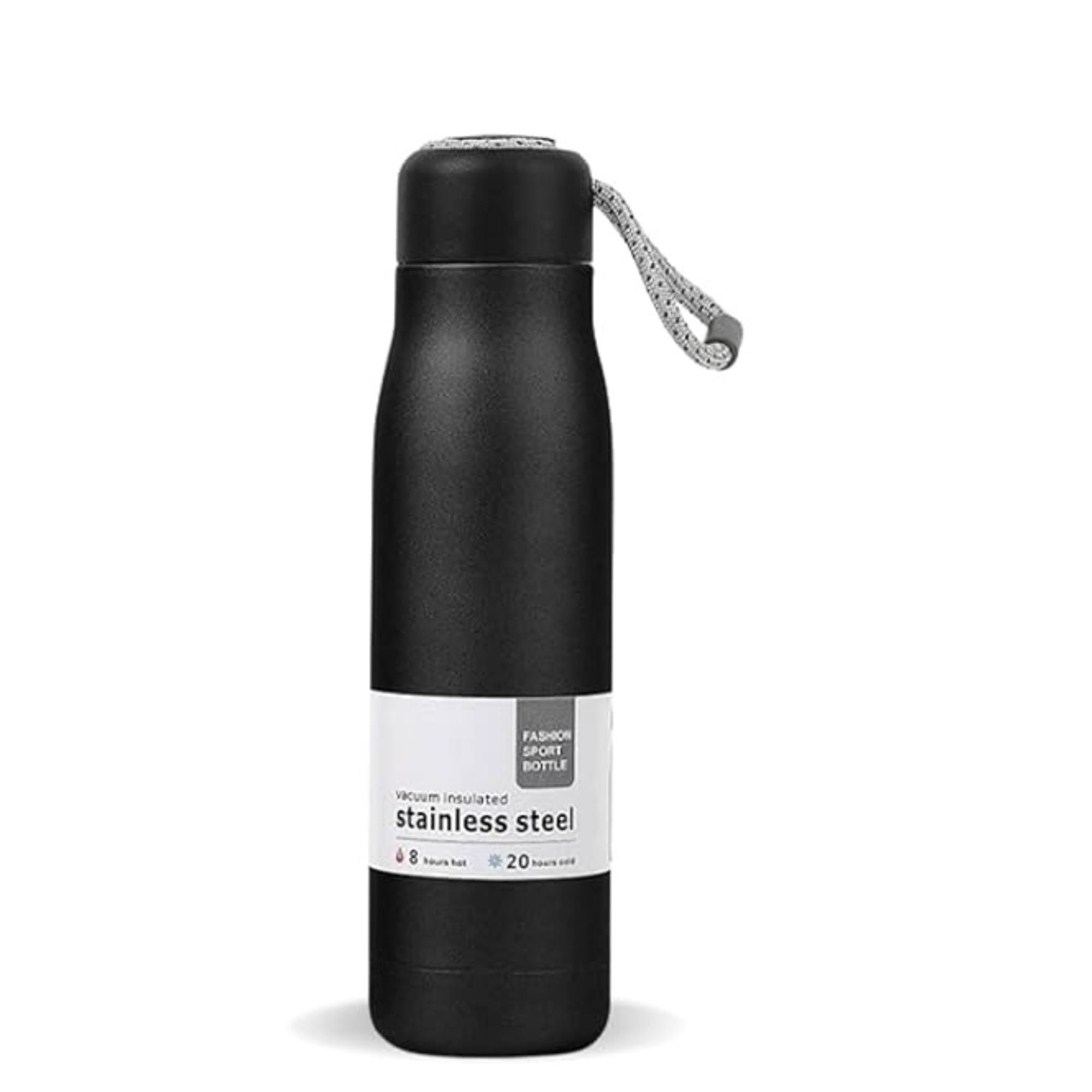 Shayona Stainless Steel Water Bottle with Portable Lid Metal Thermos Vacuum Insulated