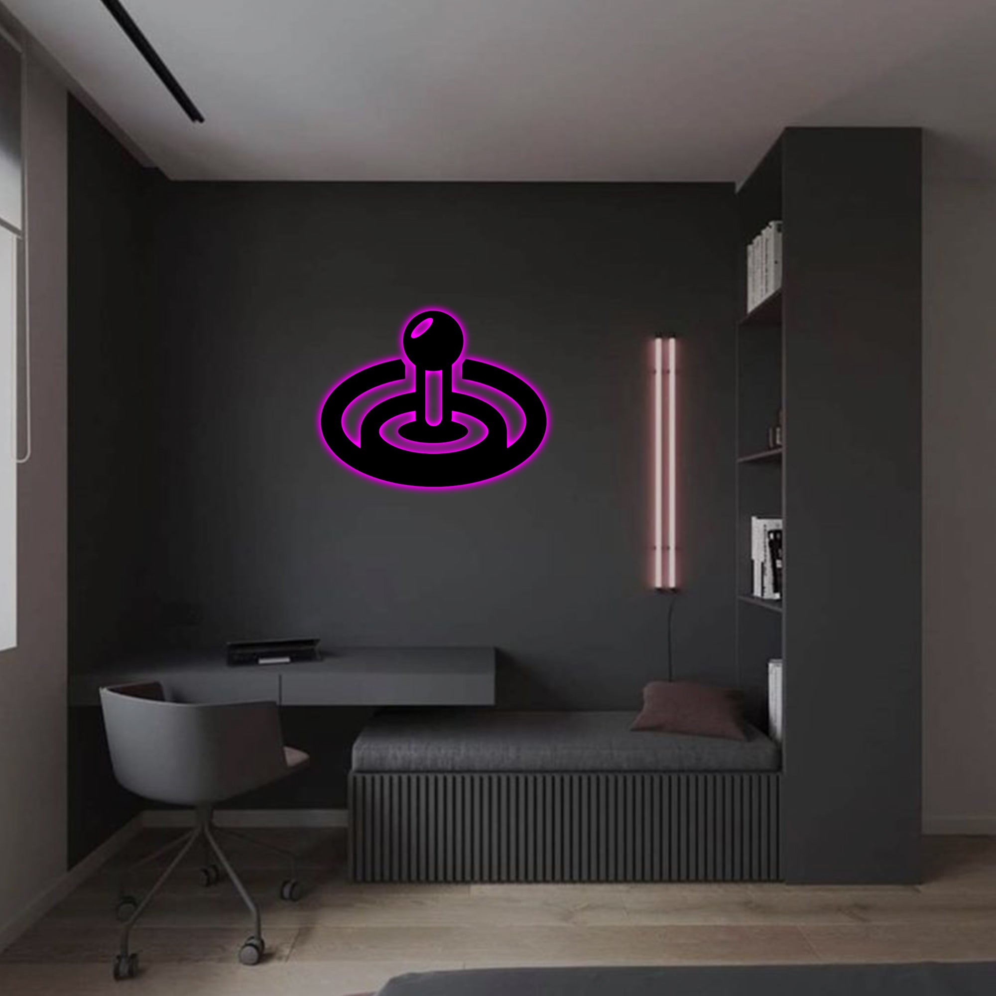 Shayona Personalized GAMING Backlit LED Logo with Acrylic Finish