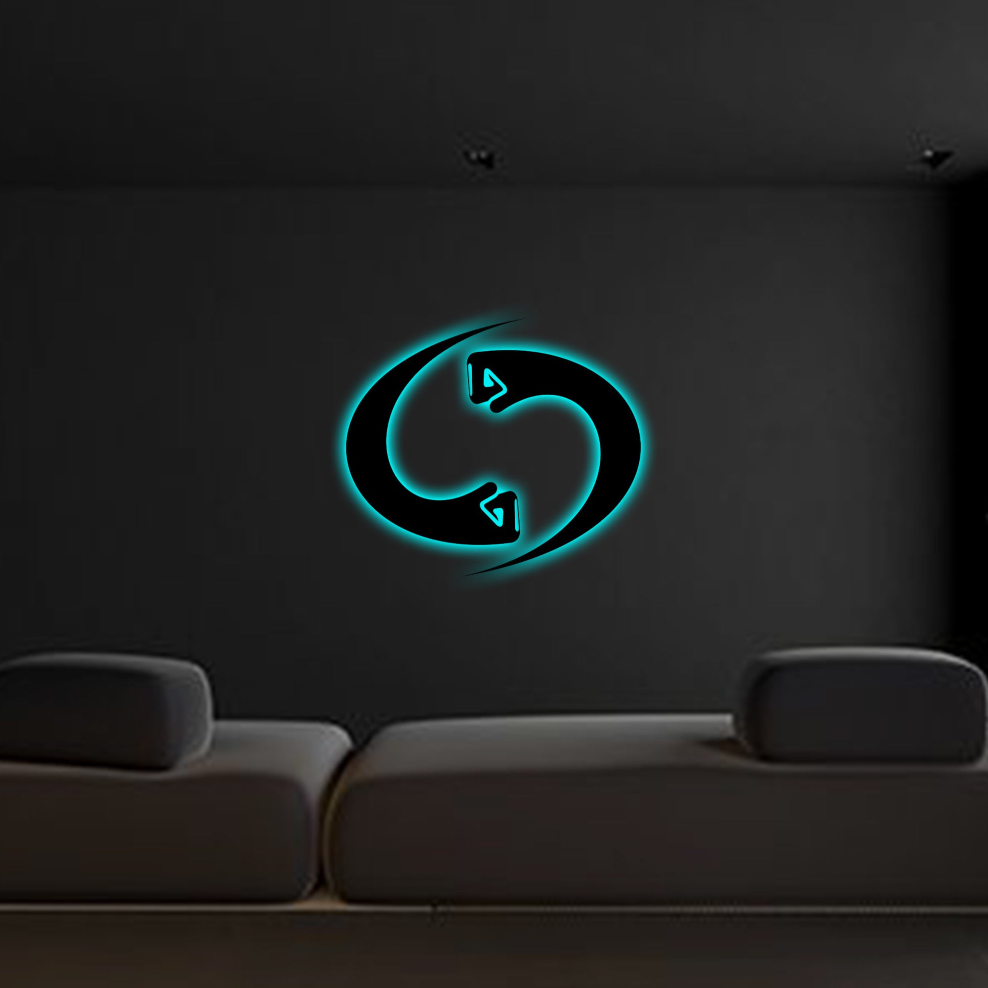 Shayona Personalized GAMING Backlit LED Logo with Acrylic Finish