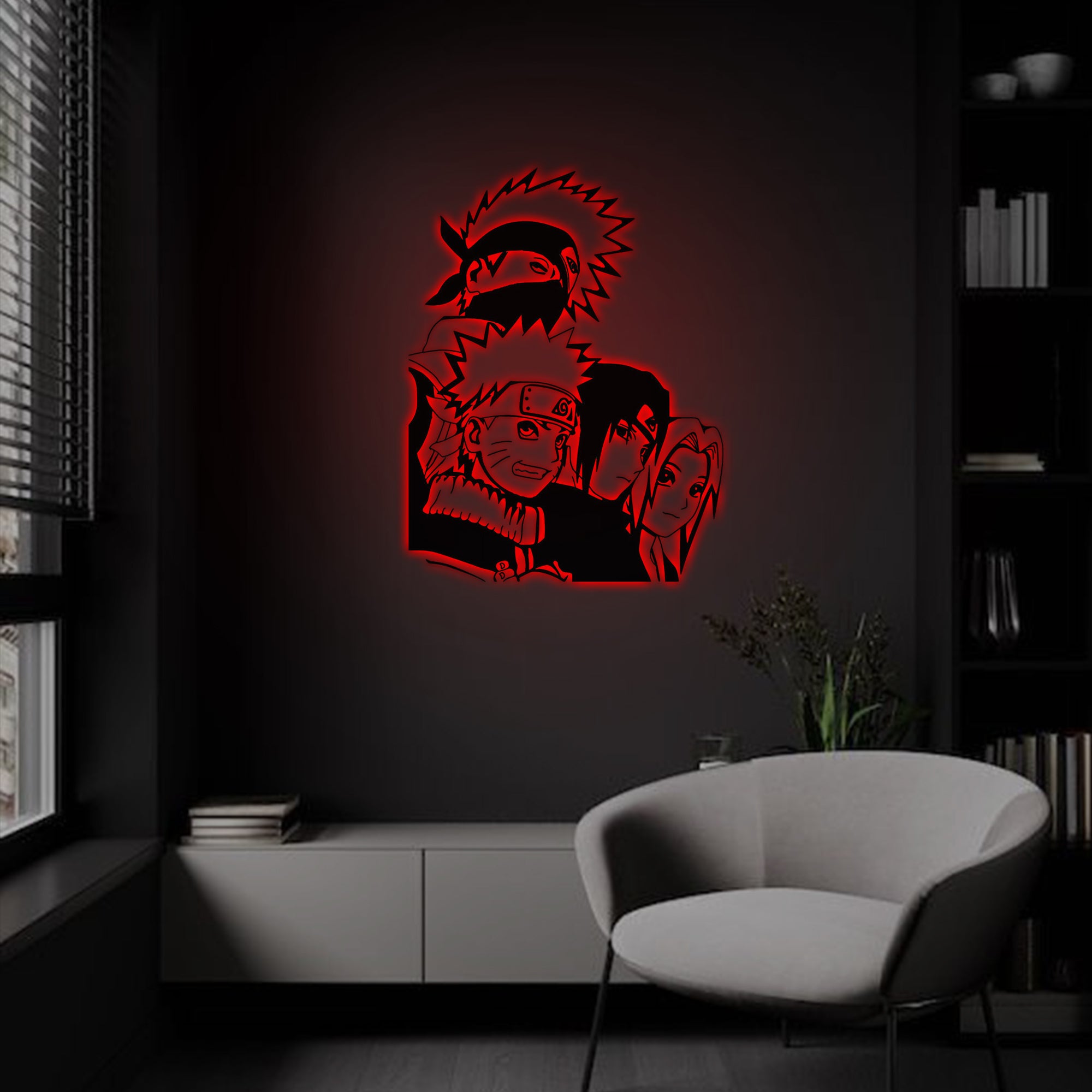 Shayona Personalized anime Backlit LED Logo with Acrylic Finish