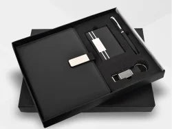 Shayona Premium 5-in-1 Executive Gift Set – Diary, Pen, Card Holder, Keychain– Luxury Corporate Gift Combo