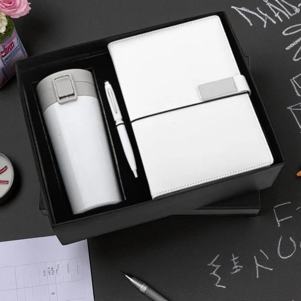 Shayona Premium 3-in-1 Corporate Gift Set – Diary, Pen & Bottle Combo in Luxury Box | Office, Business, Employee & Personal Gifting