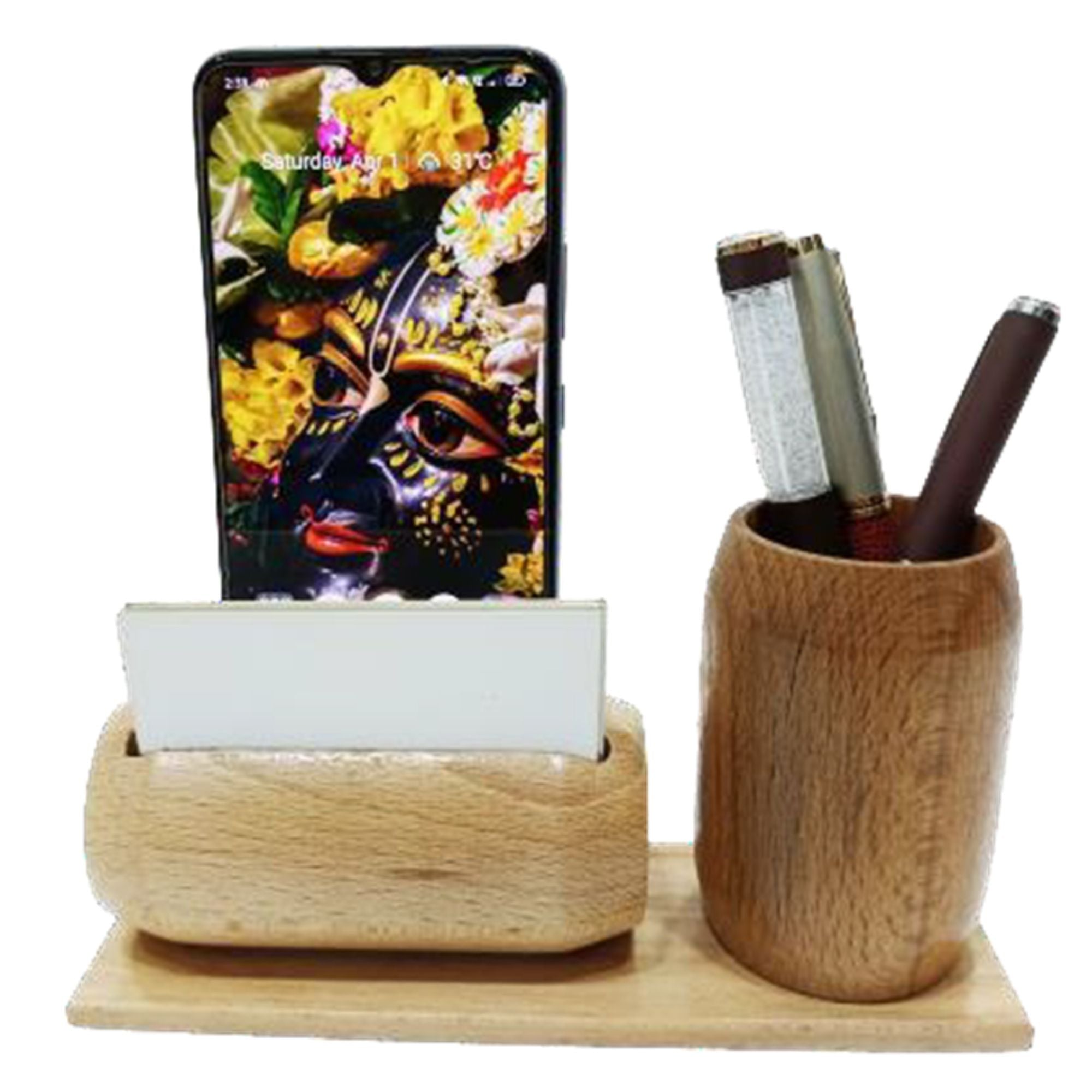 Shayona Wooden Mobile Stand , For Office Desktop DW 7004