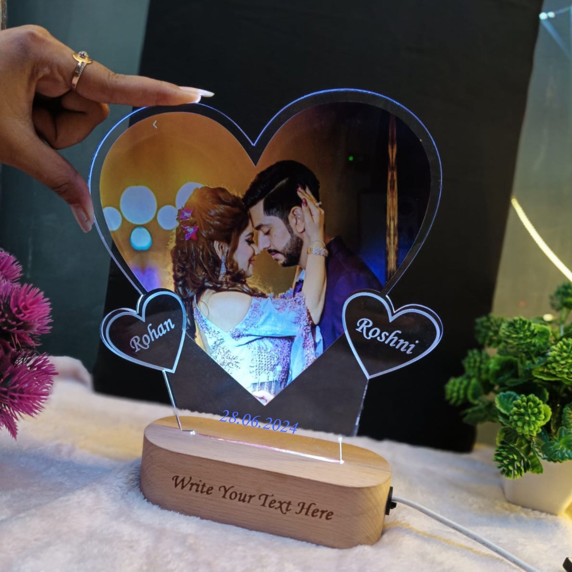 SHAYONA Personalized 3D LED Photo Lamp