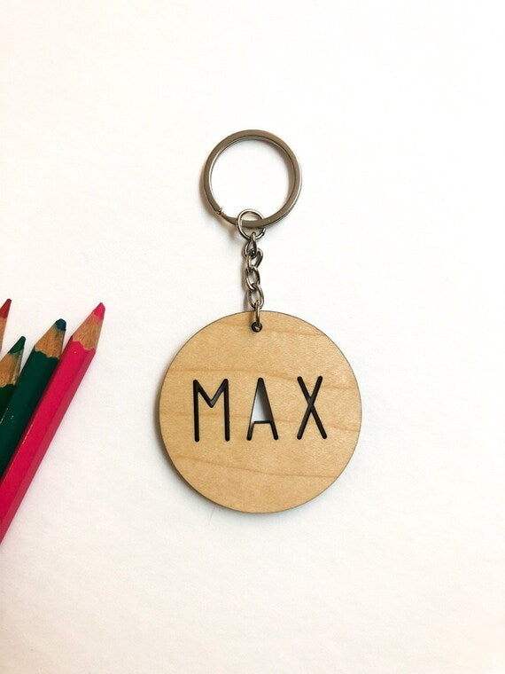 Shayona personalized Wooden keychain-2