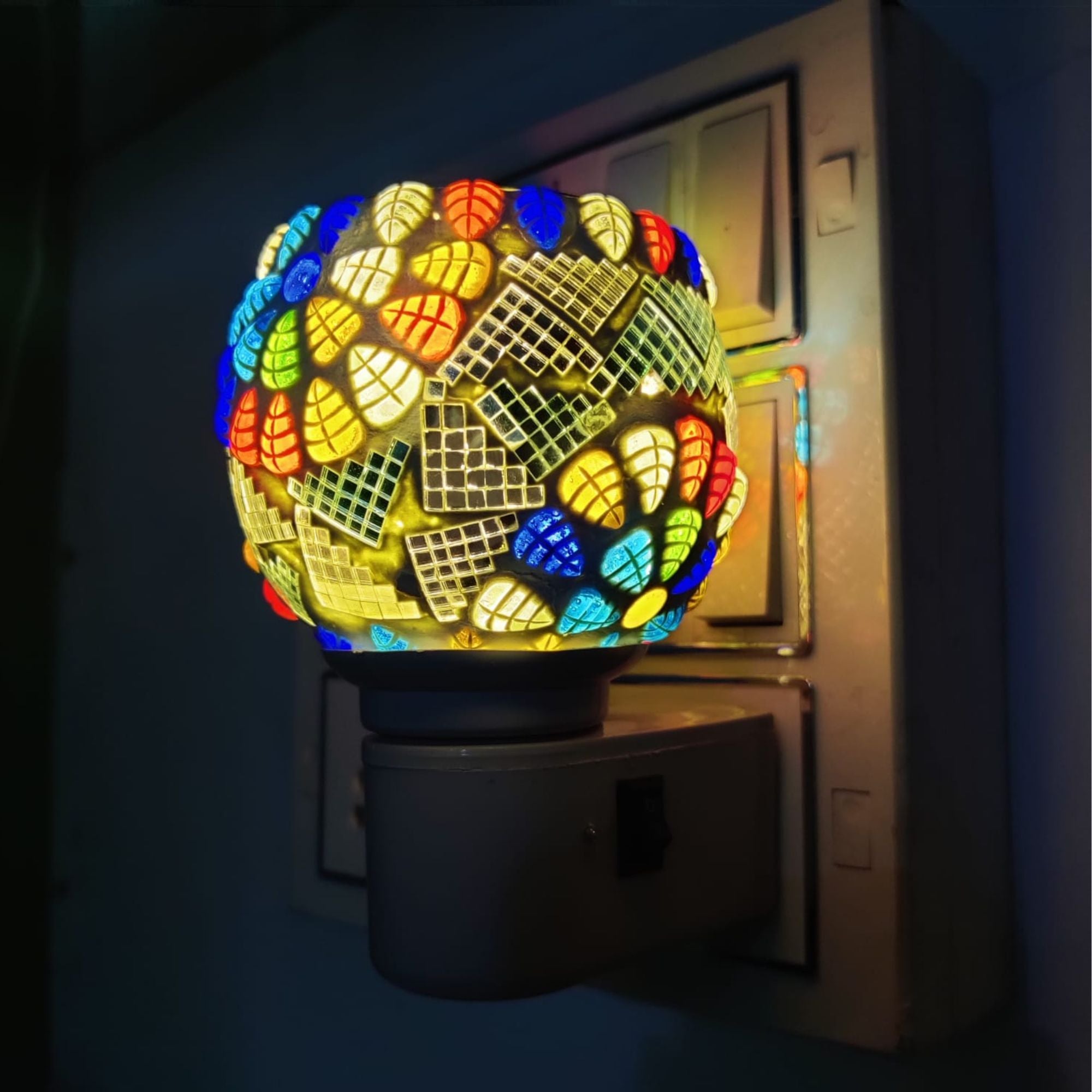 Shayona Kapoor Dani Night Lamp with Burner for Fragrance with Switch On/Off Electric Home Fragnance Lamp with for Home, Office, Living Room