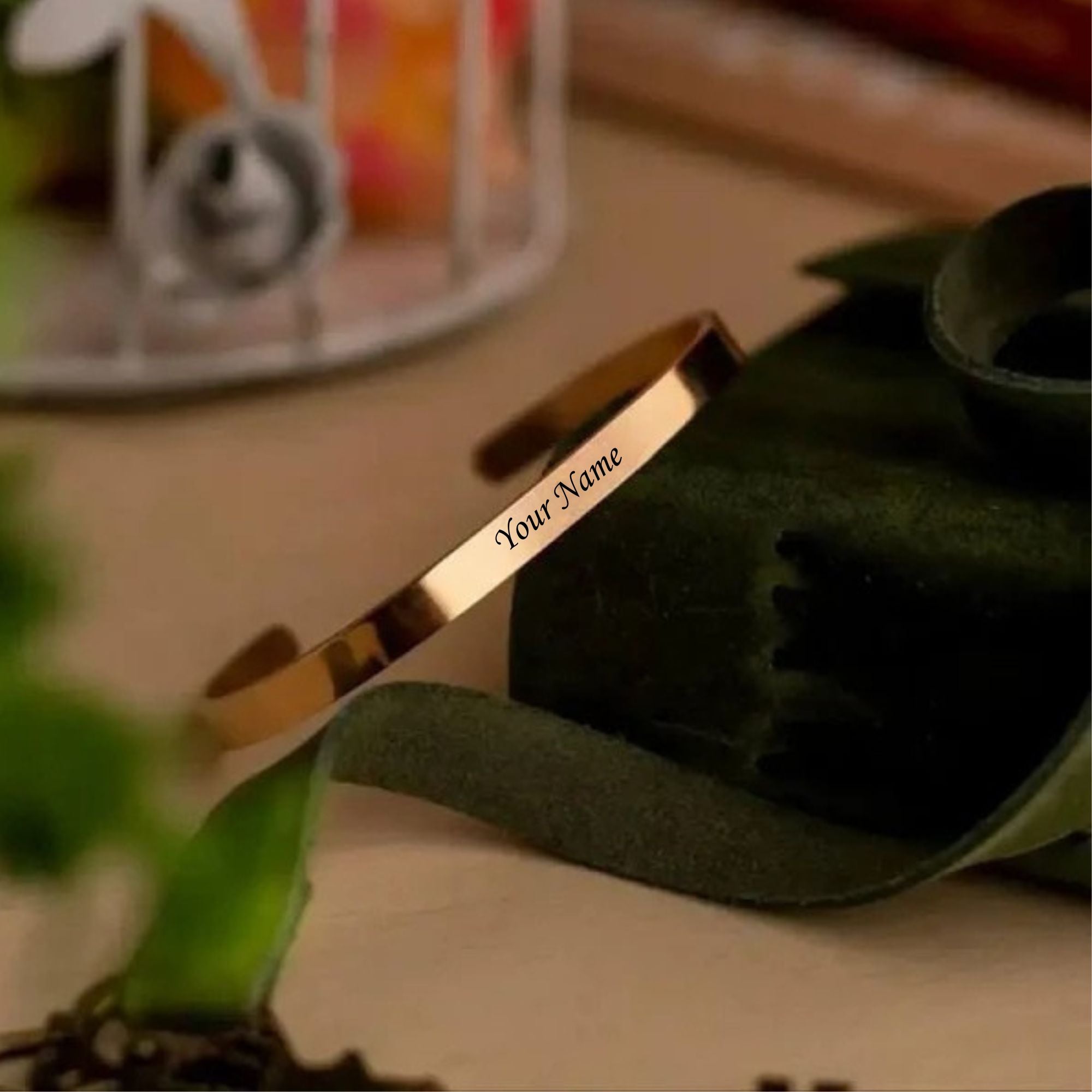 Shayona Customized Matte Stainless Kada Bangle Bracelet Unisex Bracelet For Man & Women