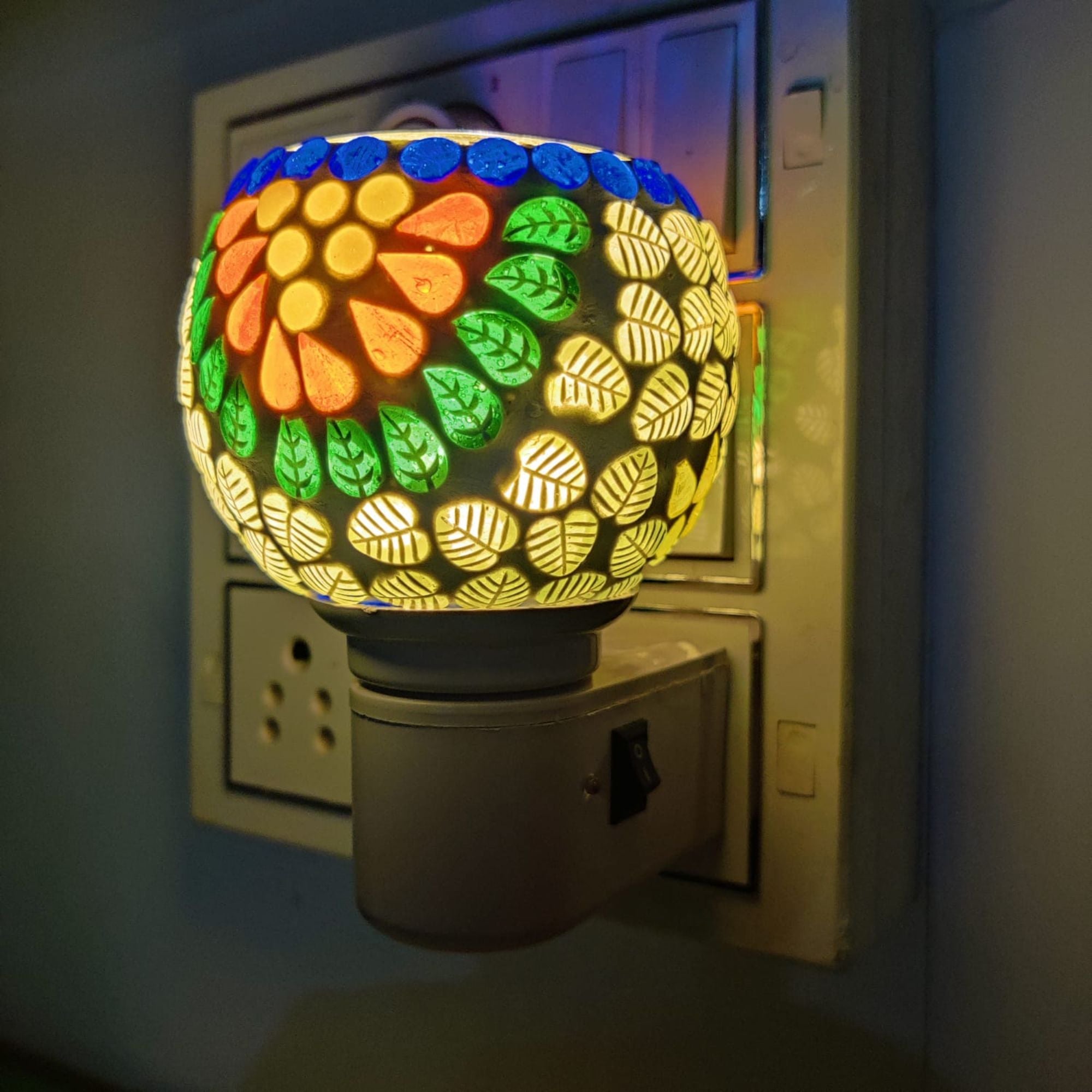 Shayona Kapoor Dani Night Lamp with Burner for Fragrance with Switch On/Off Electric Home Fragnance Lamp with for Home, Office, Living Room