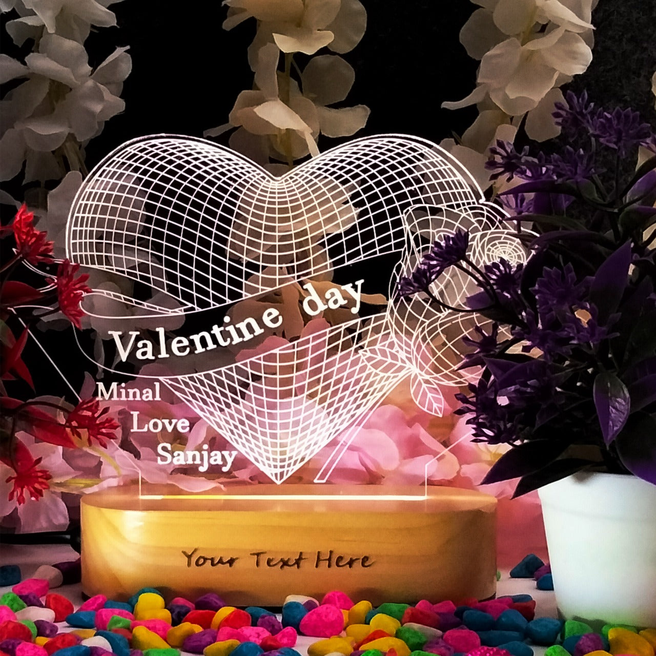 Personalized Love Night Light