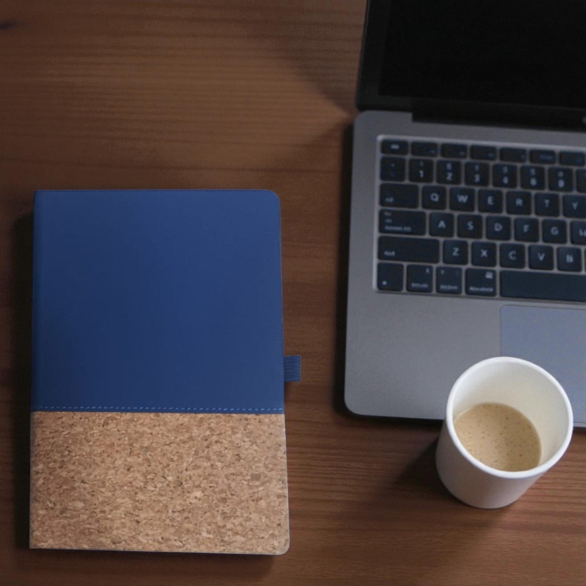 SHAYONA GIFT SHOP-Modern Professional Cork and PU Leather Diary – Personalized Gifting Notebook