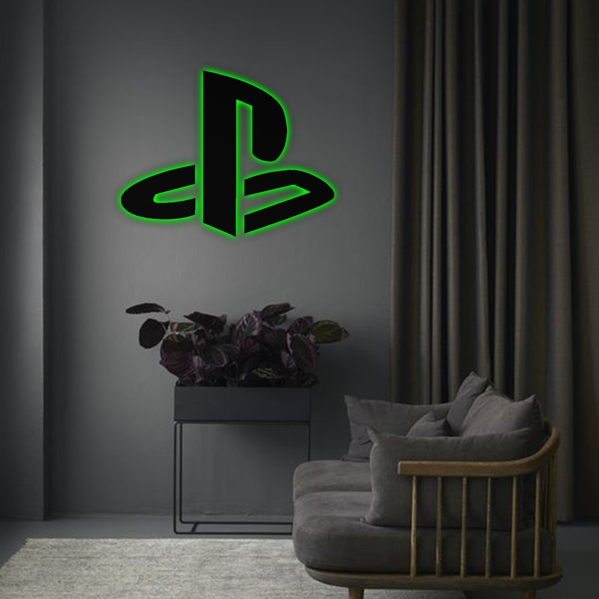Shayona Personalized  GAMING Backlit LED Logo with Acrylic Finish