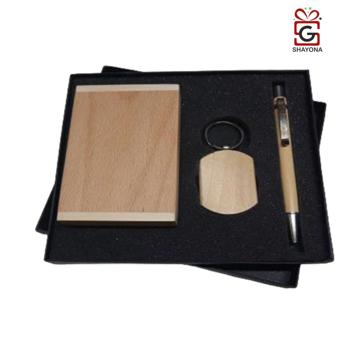 Shayona Combo Keychain, pen and visiting card holder Set.