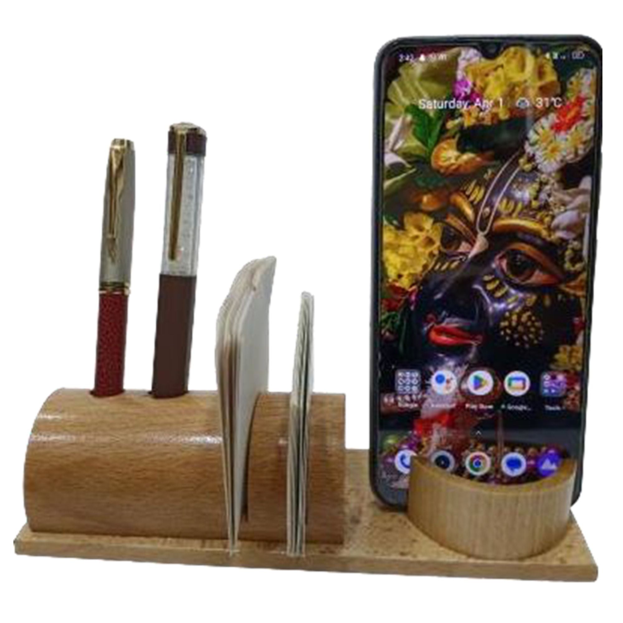 Copy of Shayona Wooden Mobile Stand , For Office Desktop DW 1203