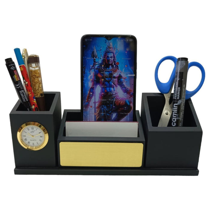 Shayona Wooden Pen Stand