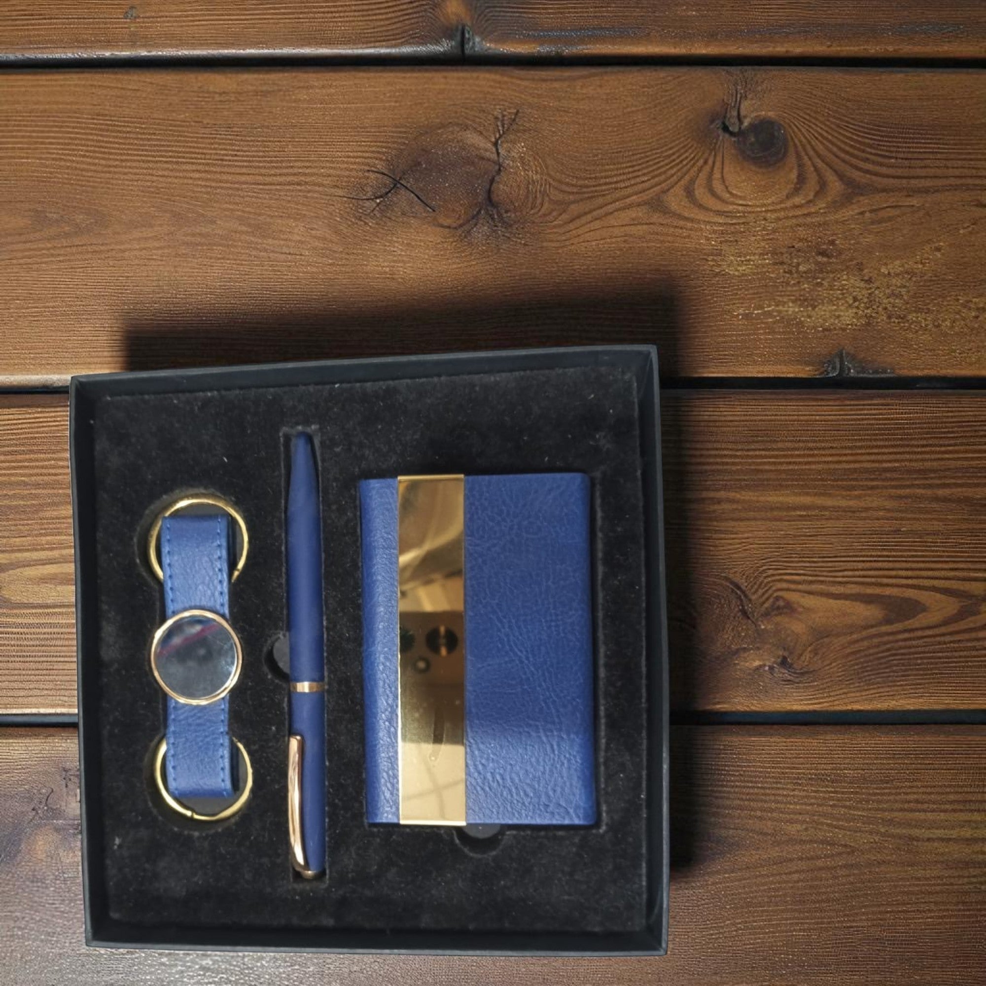 Shayona Combo Gift Set with Cardholder, Pen and Metal Keychain Gifting Products For Office