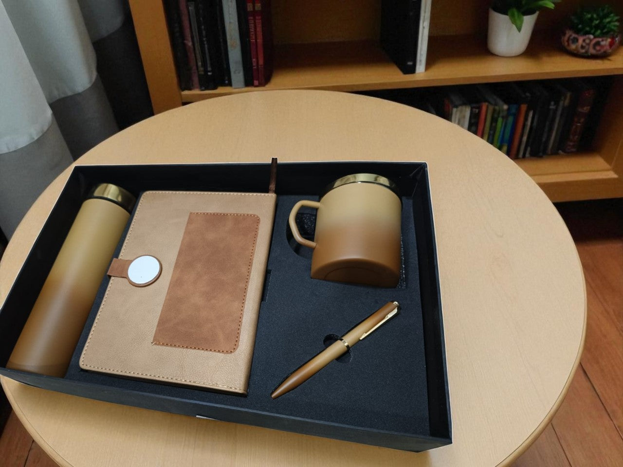 Shayona Premium Gift Set with Diary, Stainless Steel Bottle, Ceramic Mug & Metal Pen – Office, Corporate & Personal Gifting
