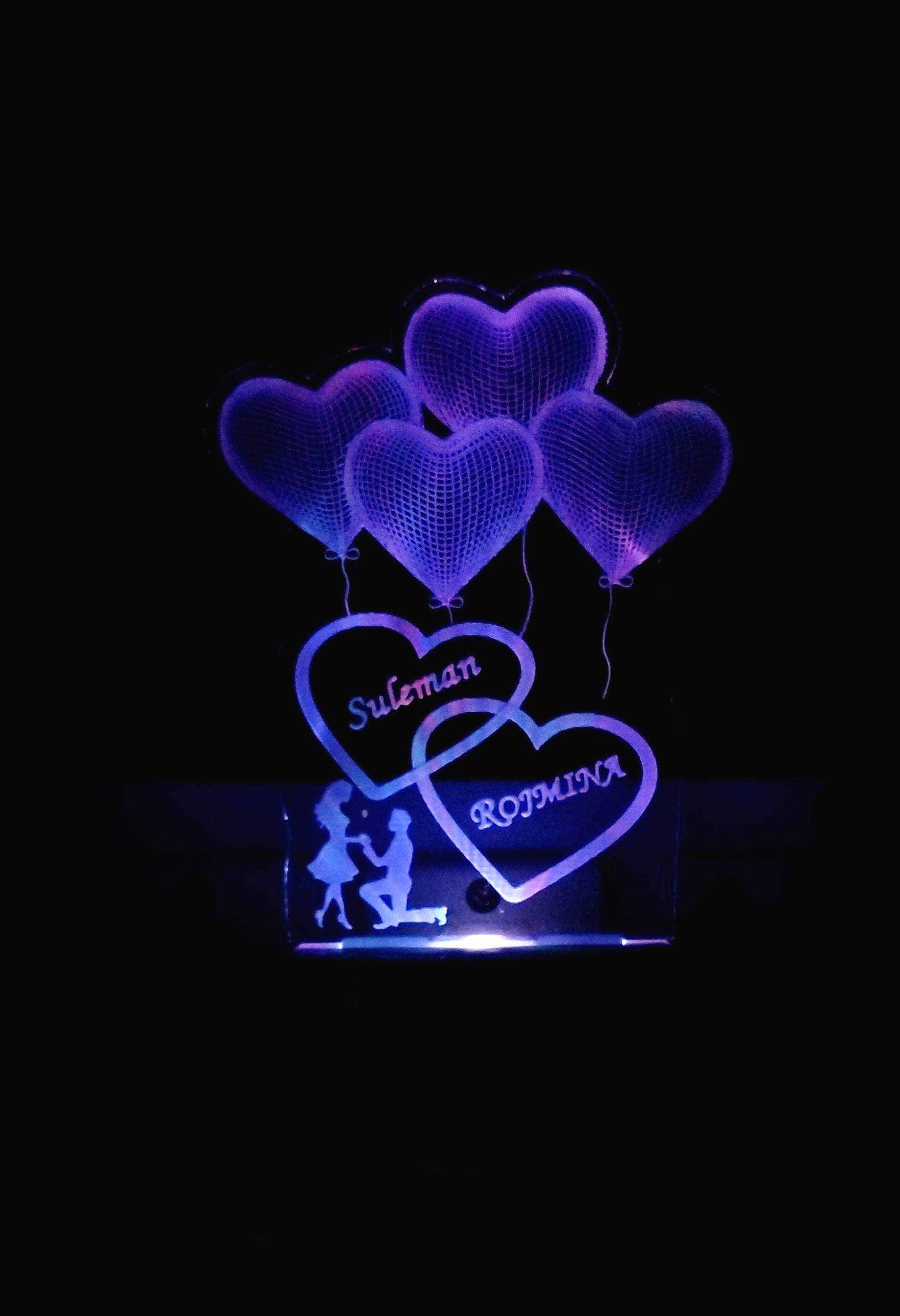 Personalize 4Heart with Plug in Lamp