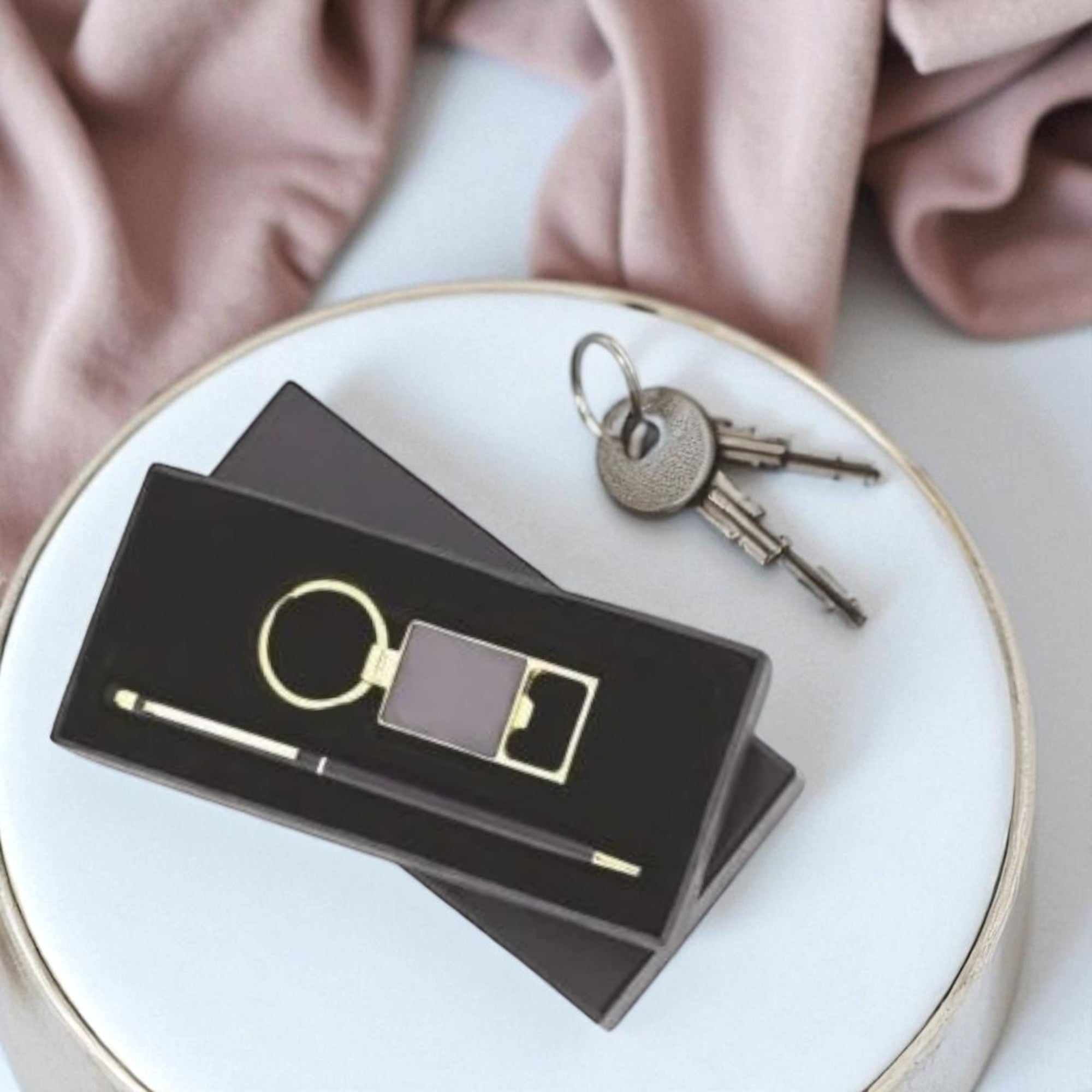 Shayona Premium gift 2-in-1 Gift Set – Elegant Pen & Metal Keychain in Luxury Box | Corporate & Personal Gifting Combo
