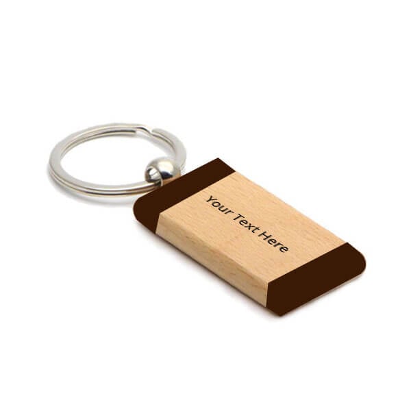 Shayona personalized Wooden  keychain-3