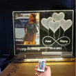 "Personalize Your Celebration with the Infinity Love Happy Birthday Lamp!"