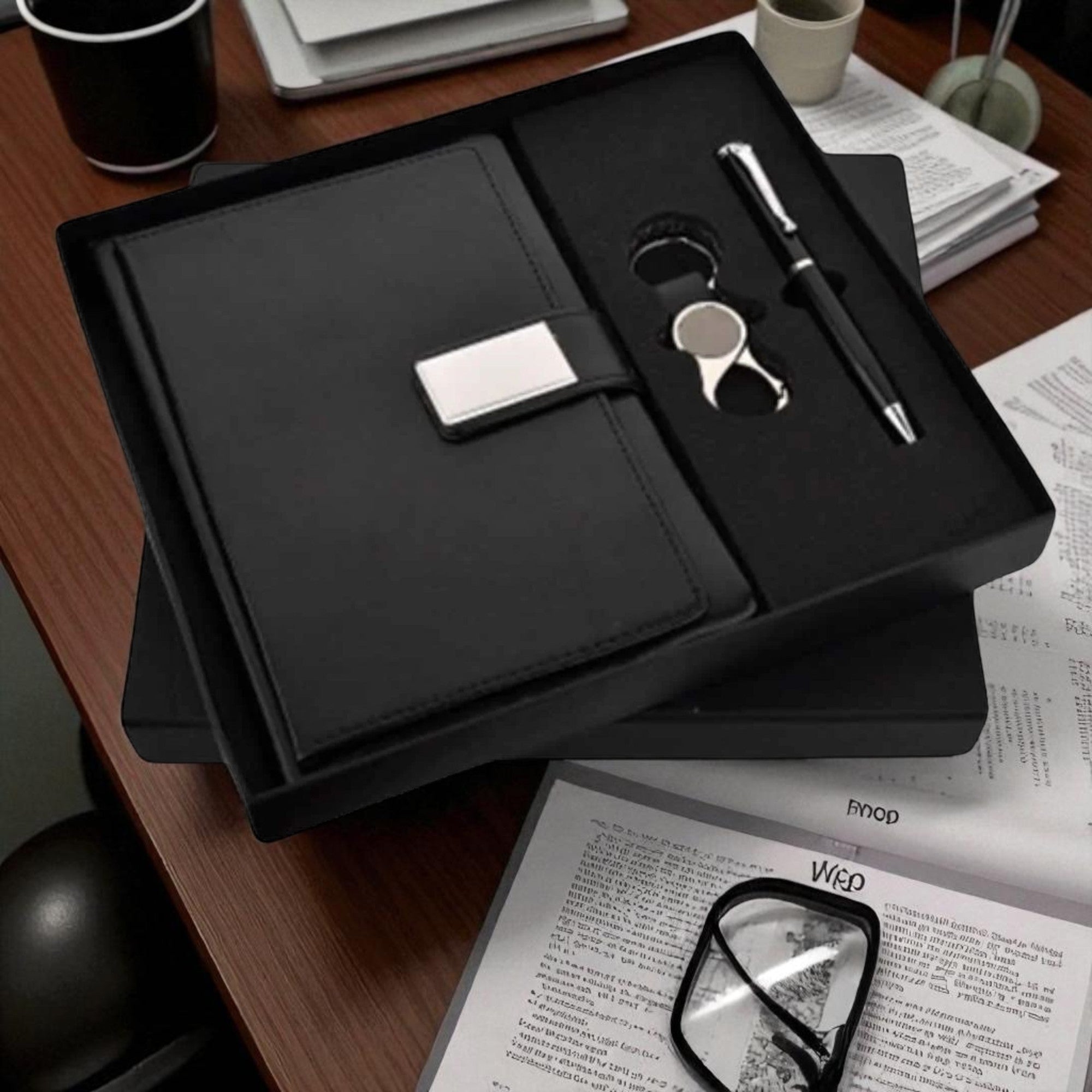 Shayona Diary Pen With Key chain & Set Premium Gifting Products For Office