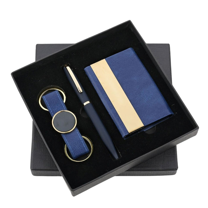 Shayona Combo Gift Set with Cardholder, Pen and Metal Keychain Gifting Products For Office