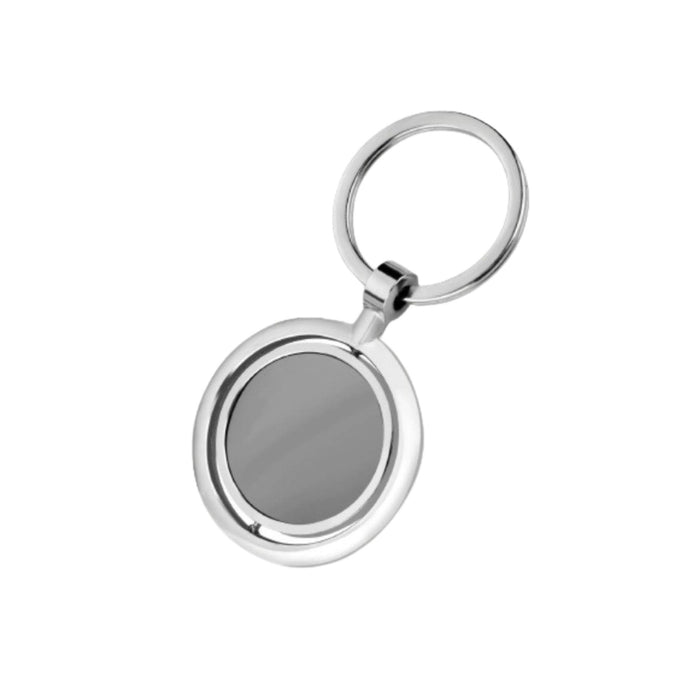 Shayona Silver Round Metal Keychain Car & Bike  Gifts for Husband, Brother, Father Women, Office, ,