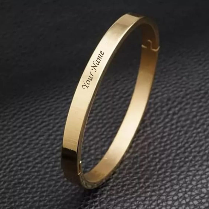 Shayona Customized Kada Bangle Bracelet Unisex Bracelet For Man & Women