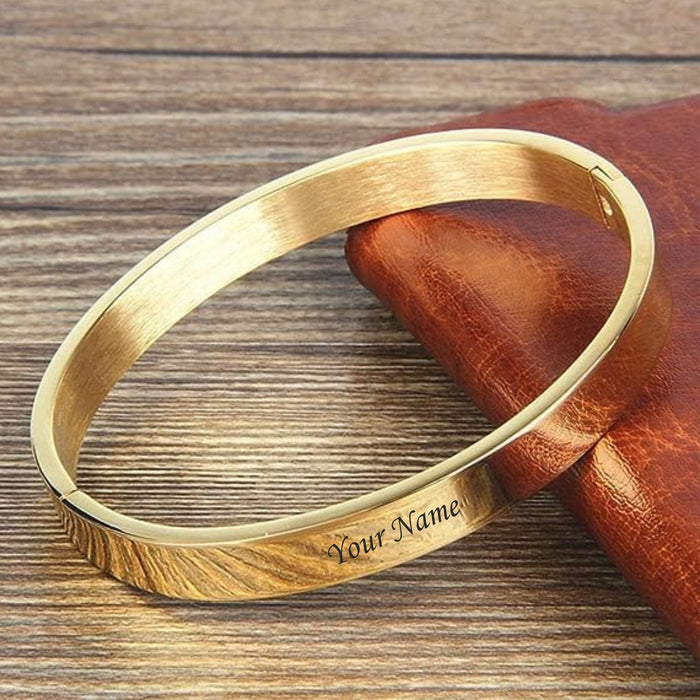 Shayona Customized Kada Bangle Bracelet Unisex Bracelet For Man & Women