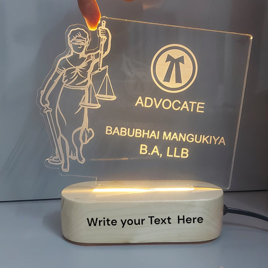 SHAYONA Personalized Advocate  lamp
