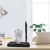 SHAYONA Personalized Doctor Pen & Keychain with Your Name Engraved Customized Gift Combo Ideal for Doctors' Day, Anniversary, Birthday, Father’s Day - Black Color