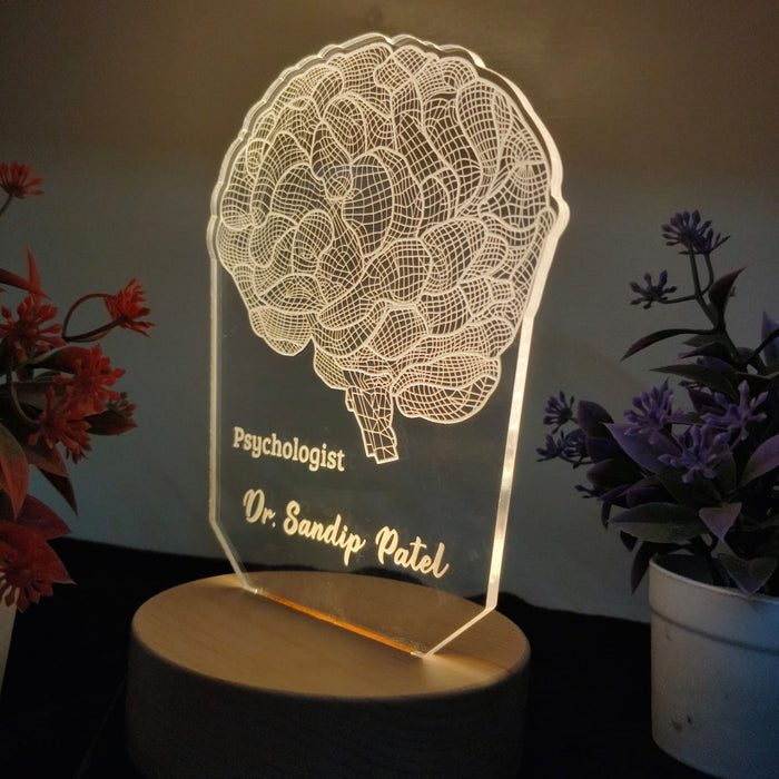 SHAYONA Personalized Night Light for Neurologist - Medical Student Gift - Science Lovers & Gifts - Psychology Student Graduation Gift - Doctor Gift