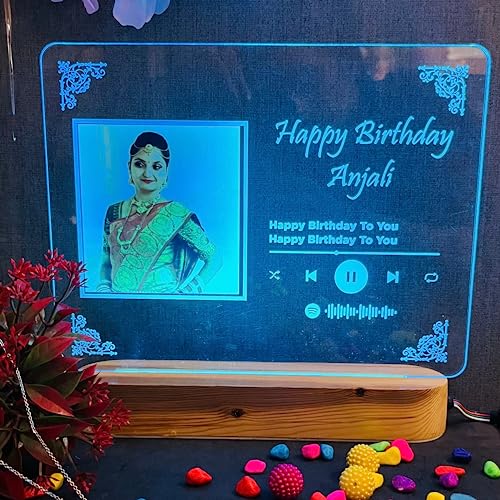 "Personalize Your Celebration with Spotify Plaque Table Lamp!"
