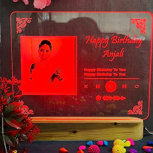 "Personalize Your Celebration with Spotify Plaque Table Lamp!"