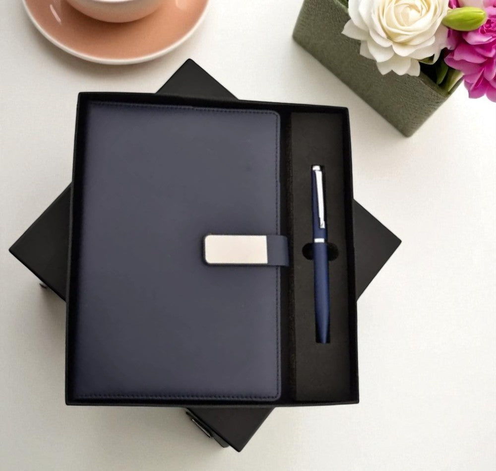 Shayona Premium Diary & Pen Gift Set – Luxury Notebook with Pen in Elegant Box | Corporate & Personal Gift Combo