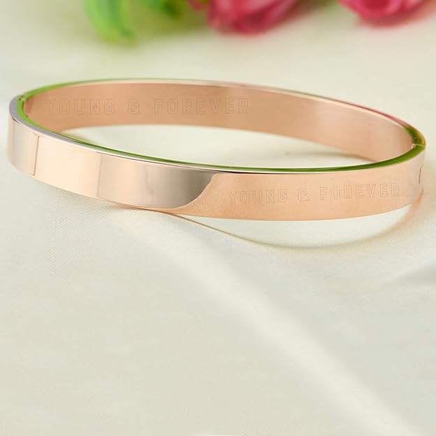 Shayona  Customized Matte Stainless Kada  Bangle Bracelet Unisex Bracelet For Man & Women