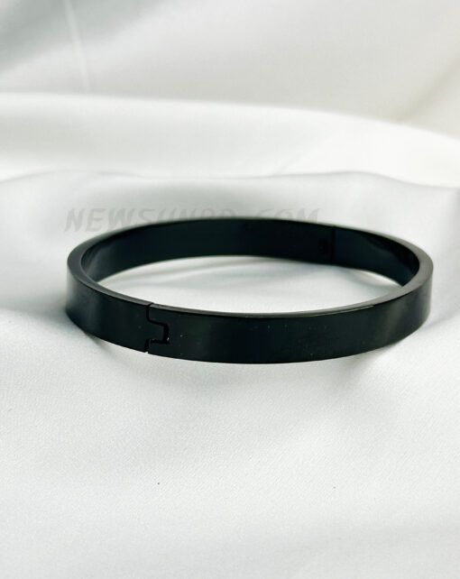 Shayona  Customized Matte Stainless Black Kada  Bangle Bracelet Unisex Bracelet For Man & Women