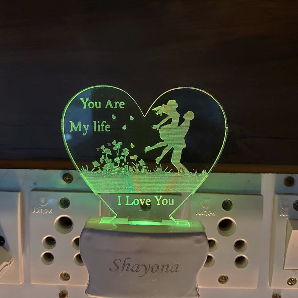 I Love You Plug In Night Lamp