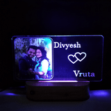 Personalized 3D Illusion LED Lamp for Anniversary 23