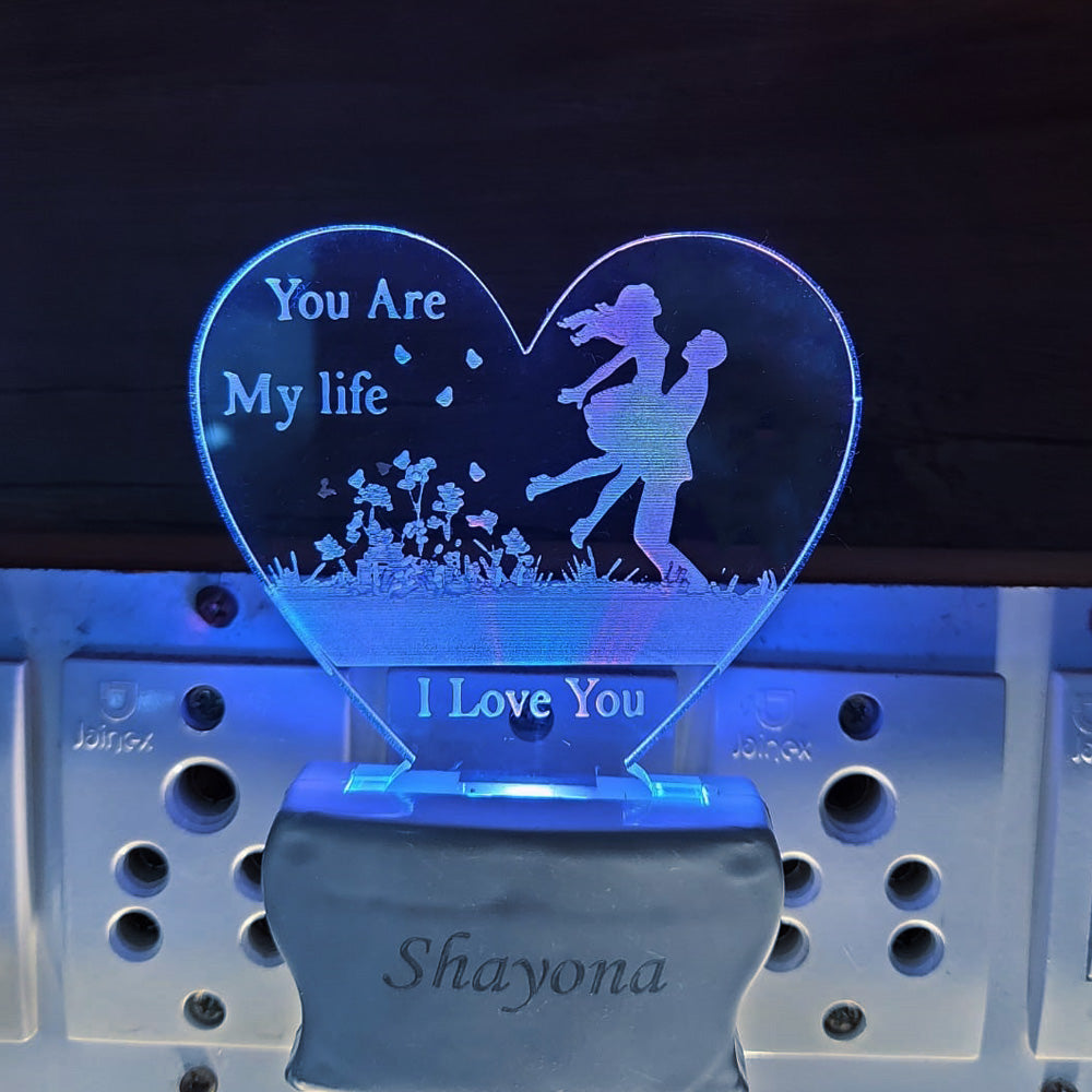 I Love You Plug In Night Lamp