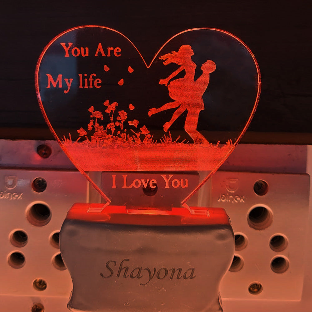 I Love You Plug In Night Lamp